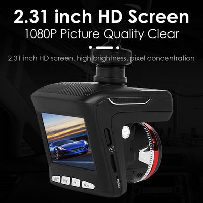 Dashcam per auto, Registratore Video DVR, Allarme Elettronico Multifunzione Anti-cane/Anti-laser Monitoraggio Radar di Velocità Mobile