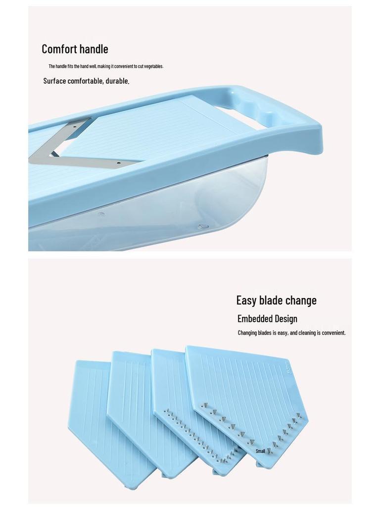 Multifunctional Stainless Steel Vegetable Slicer and Shredder