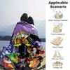 1pc. Cartoon Villains Blanket, Disney Villains Throw Blanket, Perfect for Bedding or Couch Cover, Soft Flannel Throw Blanket, Versatile & Co
