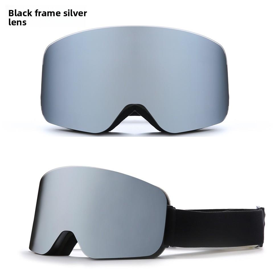 Comprehensive REVO True Film Ski Glasses Double-layer Anti-fog and Anti-snow Blindness Goggles Snow Goggles Card Myopia/HX16