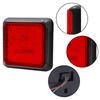 Xuzimaoyi Rückleuchten für Kompatibel mit Kein 2er-Pack LKW, 12V-24V Kompatibel, Quadratisch, Rot, LKW, Anhänger, Traktoren, Schneepflüge, Boote, Busse,