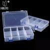 Multifunctional Tool Case 20*13.5*4.5cm Large 8 Grids Plastic Storage Box Screw Electronic Component Transparent Organizer