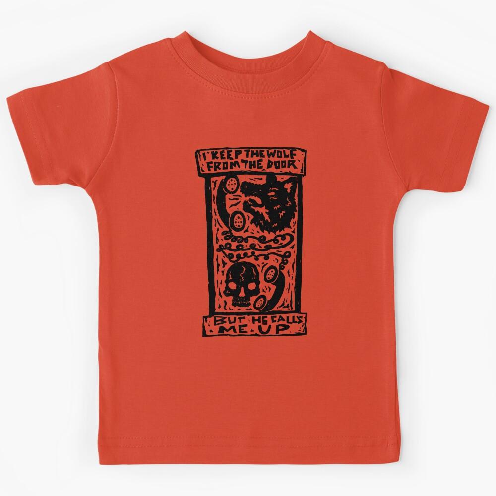 A Wolf At the Door Kids T-Shirt 130