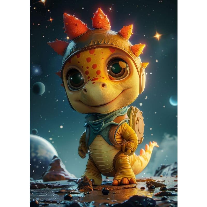 Interesting Animals Hedgehog Fox Owl Dinosaur Space Astronaut Abstract Poster Canvas Paintings Wall Art Pictures Home Decor