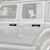 For 18-2025 Jeep Gladiator JT/Wrangler JL Black Look Side Door Handle Cover Trim