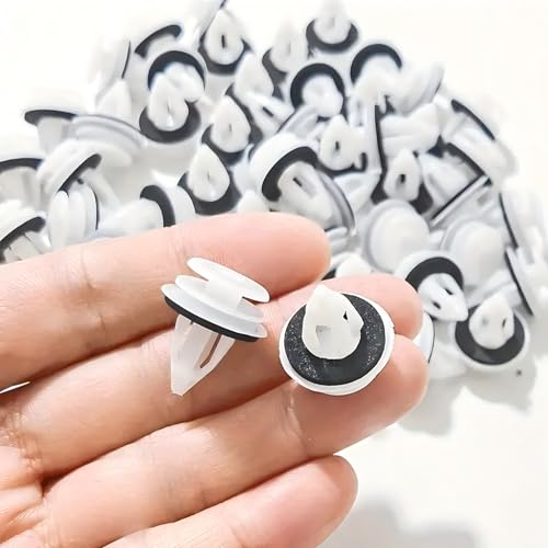 

OKAWASI Rivets Car Interior Clips Set of 50 Rivets Clips Atrim Fasteners Bumper Clips Door Trim Bumper Clips