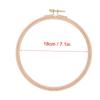 Beech Wood Cross Stitch Hoop Gold Plated Brass Screw DIY Embroidery Hoop  For Punch Needle Craft