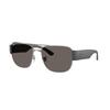 Ray Ban Dark Grey Square Unisex Sunglasses Rb3756 004 B1 59