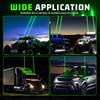 2x Laser Green LED Whip Light Whipless Antenna Remote For ATV UTV Can Am Polaris