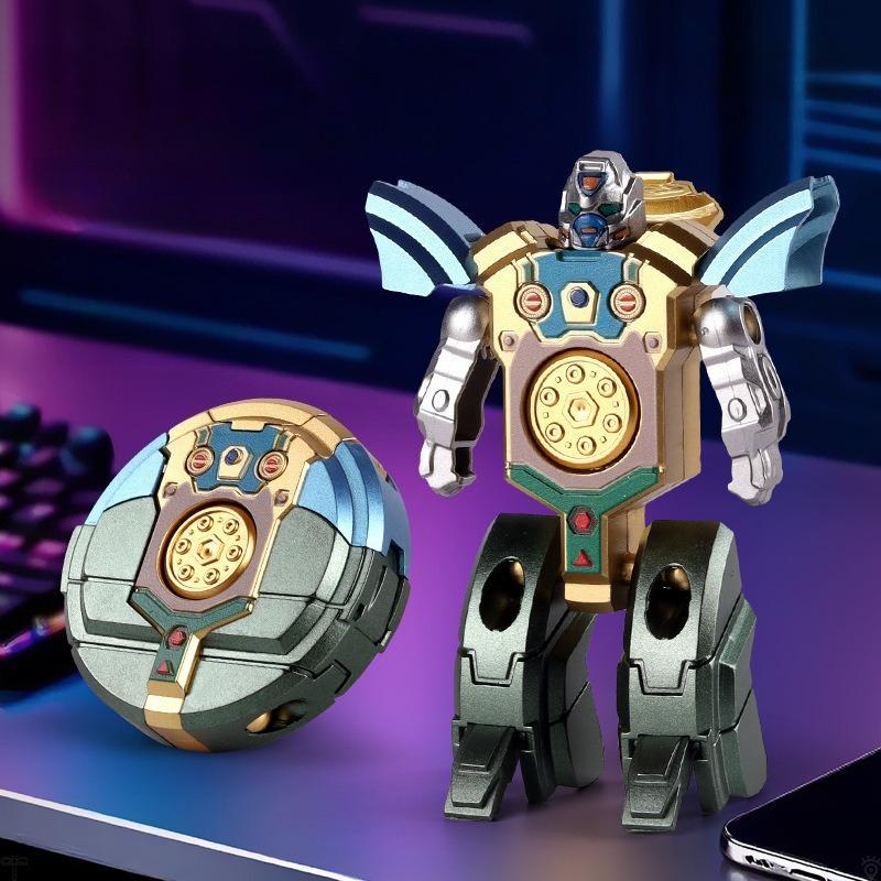 New Stress Relief Cube Transforming Robot Fidget Spinner Two Forms Abs Hand Spinner Edc Adult Fidget Toys