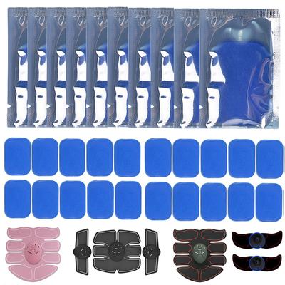 Coussinets de Gel pour EMS, entraîneur ABS pour hanches et abdominaux, perte de poids, stimulateur musculaire, masseur de remplacement, Patch de Gel