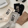 1977 Socks, Fashion Sports Socks, Trendy Socks, Breathable Sweat-Absorbing Cotton Socks, Medium Tube Socks, Skateboard Socks, Stockings