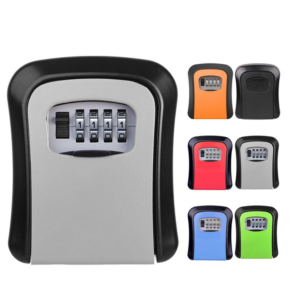 4-Digit Wall Mounted Combination Key Box - Outdoor Safe Key Storage