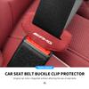 BLZ3   Universal Car Seat Belt Buckle Clip Protector Cover Anti-Scratch For Mercedes Benz AMG A B C E S G Class W201 W210 W108 W205
