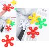 Plastic Fivestar Finger Spinner Gyroscope With Spiral Bearings For Stress Relief And Focus