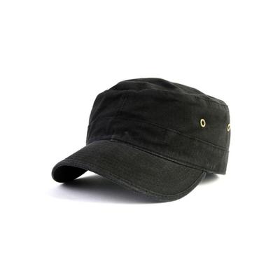 Oversized Vintage Eyelet Military Cap Daily Celebrity Hat