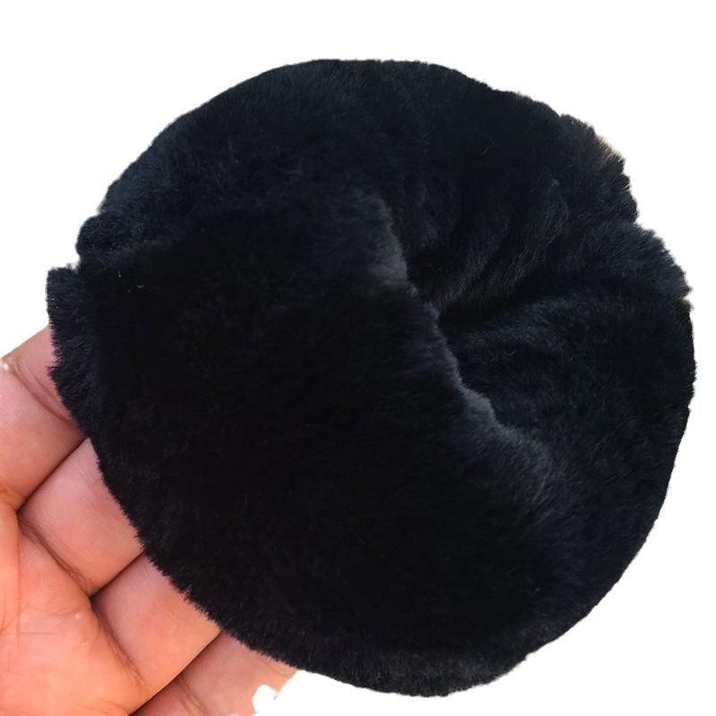 Leather Gloves, Sheepskin and Fur Integrated, Men's and Women's Outdoor Riding, Warm and Thickened, Winter Cycling, Driving, Motorcycle Waterproof