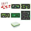 Portable LDARC Race Rubber Track Mat for  1/76 1/64 1/58  RC Mini Car Table On-road Racing Model Drift RTR Toy Part  240x240mm