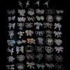 100pcs Cute Cartoon Anime Laser Holographic Stickers Aesthetic Butterfly Decal Scrapbook Laptop Phone Car Funny Sticker for Girl
