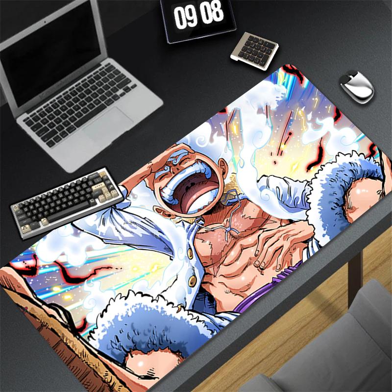 Mouse Pad Desk Mat Anime Mat Gaming One Piece Mousepad Computer and Office Gamer Cabinet Personality-Filled Keyboard Pad