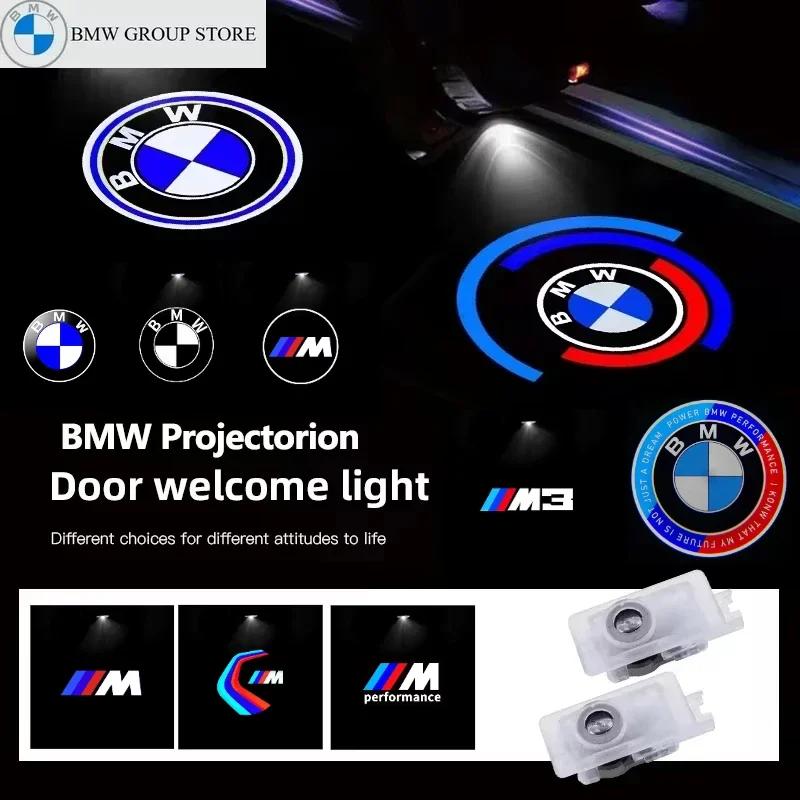 BMW GROUP 2/4Pcs Car LED HD Welcome Door Lights For BMW 1 Series F40 / 3 Series G20 G21 / 8 Series G29 Z4 /  M4 M G02 M8 X7 G07
