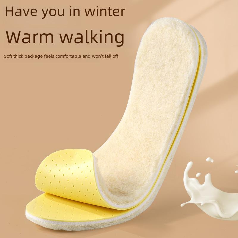 Breathable Lambskin Wool Insole: Comfort, Warmth, and Antibacterial Sweat Absorption