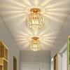 Modern Minimalist Chandelier: Cross-Border Wrought Iron Pendant Light for Bedroom and Study In American Industrial Style