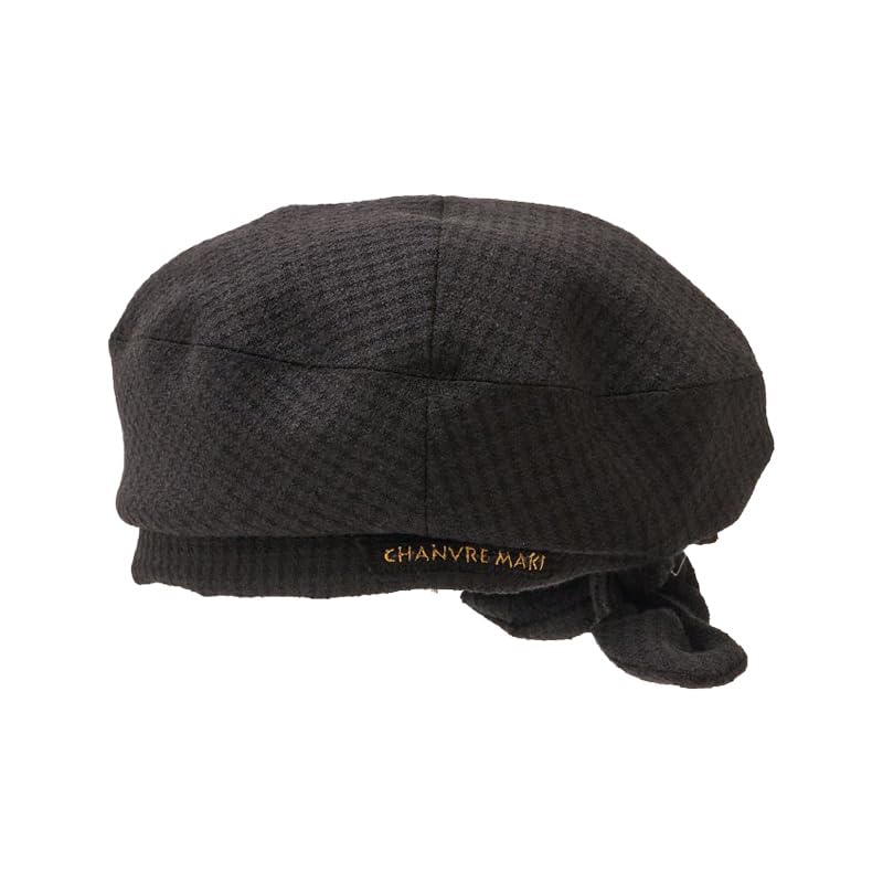 

[ШАНВР МАКИ] Берет Твид Гусиная лапка Черный