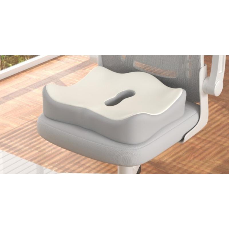 Подушка сиденья с эффектом памяти для офисного кресла и автомобиля - Ортопедический комфорт для копчика, облегчение боли в спине, поддержка при длительном сидении 40*37