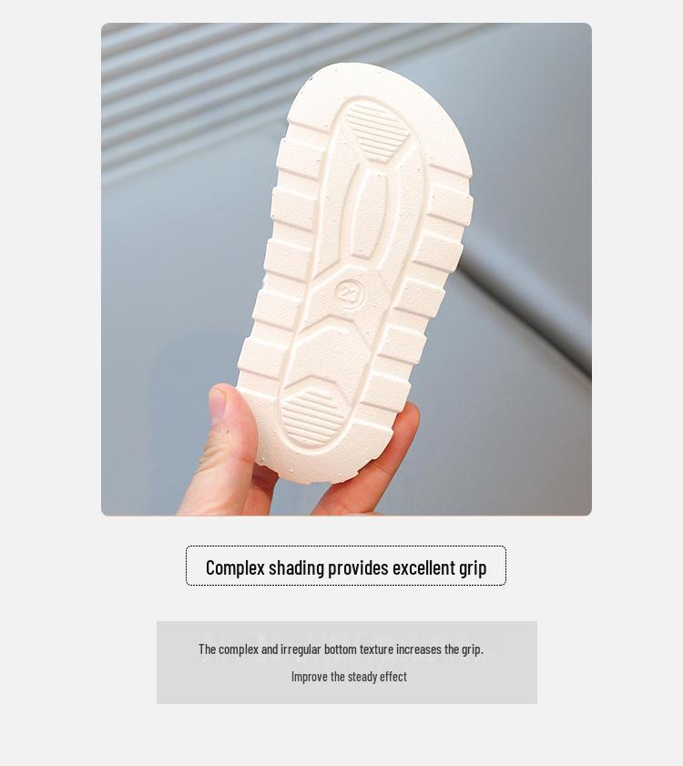 Kids' Versatile Velcro Sandals - Soft Sole Closed-Toe for Boys & Girls Spring/Summer 2025