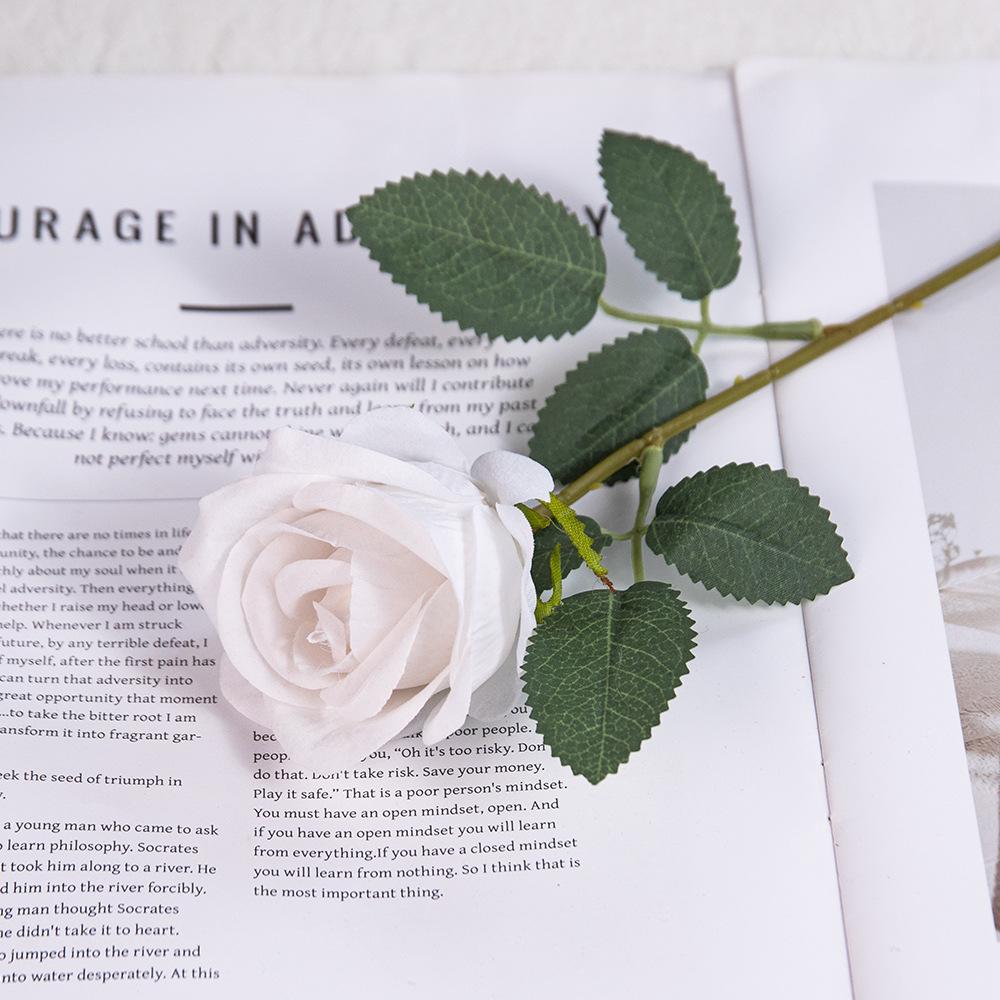 Artificial Rose, Single Hand Feel Velvet Rose, Waterfall Flower Wall, Home and Wedding Decoration Arrangement, Artificial Flower