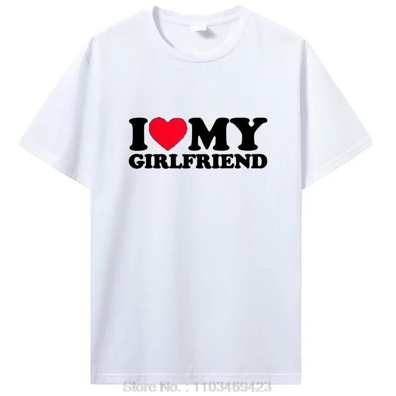 I Love My Girlfriend T Shirt I Heart Mygirlfriend Tshirt Gf Tshirt Boyfriends Gifts Valentines Day Costume Graphic Tee Tops