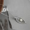 Leaf Pearl Necklace For Women Fashionable Simple Micro Inlaid Hollowed Out Light Luxury Versatile Accessories Gift