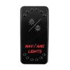 12V 20A Red Led Light Spot Lights Bar Rocker Switch Waterproof Toggle for Car Boat Marine ARB/CARLING/NARVA/4x4 Switch Replace Battery Switches5