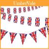 Patriotiska Union Jack-flaggor för heminredning till Drottning Elizabeth II:s 70-årsjubileum