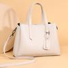 Women's Bag First Layer Cowhide Small Square Bag Shoulder Bag Premium Sense Versatile Commuter Underarm Messenger Bag Fashion Women's Bag