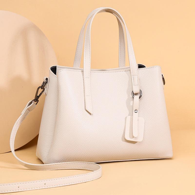 Women's Bag First Layer Cowhide Small Square Bag Shoulder Bag Premium Sense Versatile Commuter Underarm Messenger Bag Fashion Women's Bag