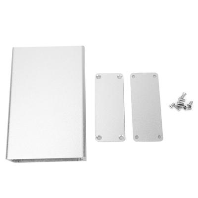 Custodia di raffreddamento in alluminio integrata Scatola elettronica per circuito stampato GPRS 27x66x100mm