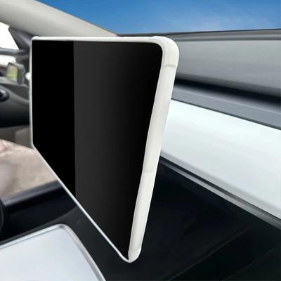Screen Protector Suitable for Tesla Model3/Y Silicone Frame Central Control Navigation Screen Protector Anti-collision Interior