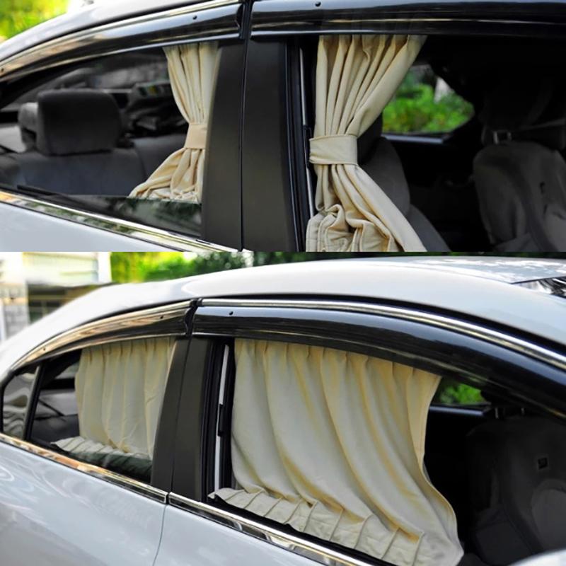2 vnt. Automobilio Apsauga nuo UV spindulių Saulės užuolaidos Šoninio lango skydelis Tinklelio uždangalas Skydas