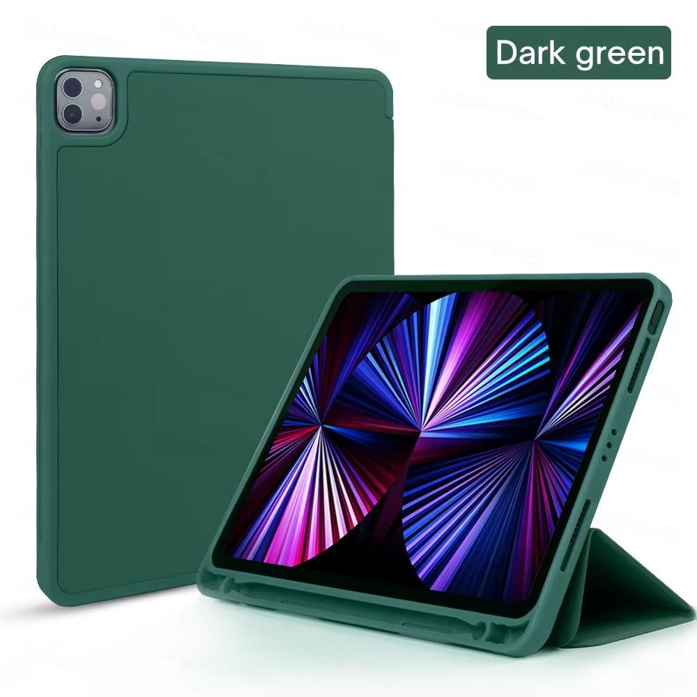 For iPad Air 11 Case iPad 10th Generation 11th A16 9th Cover Gen iPad Pro11 4 5 10.9in 12.9 M2 M3 M4 Pencil Holder Case