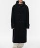 Musinsa Standard Wool Blend Extra Oversized Duffle Coat [Black]