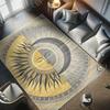 Mysterious Moon and Sun Carpet for Living Room, Bedroom, Floor Mat, Lounge, Large Area Carpet, Home Decoration
