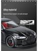 1:24 BMW M4 Diecast Car Model with Shock Absorption, Pull-Back, Steering, Sound, and Light Features.