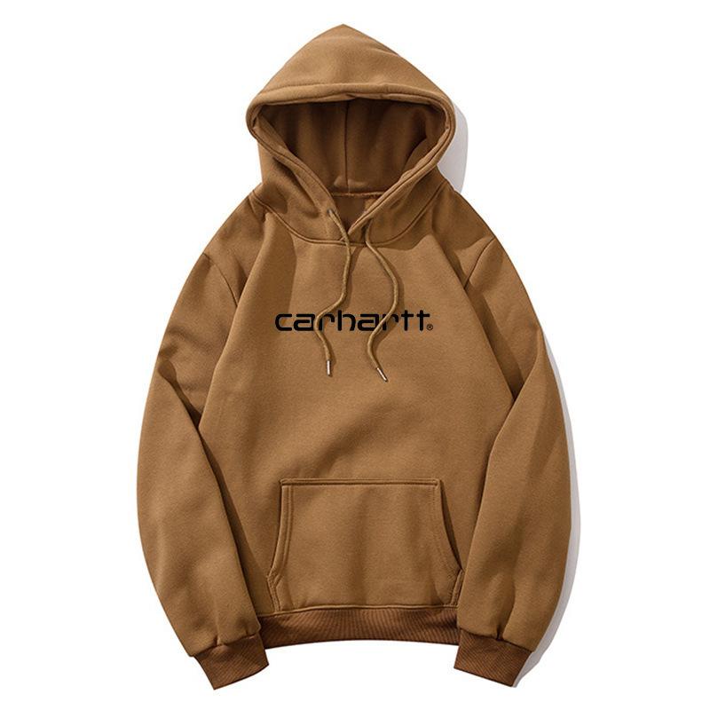 European and American Trendy Brand Classic Letter Print Sweatshirt, Unisex Loose-fitting Hooded Fleece Sweatshirt