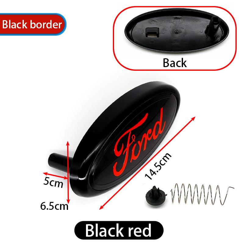14.5x6.5cm ABS Spring Replacement Emblem Badge For Ford Mondeo Focus Fusion MK2 MK4 F150 F250 Auto Exterior Tuning Accessories