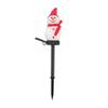 Christmas Snowman Solar Stake Light Outdoor Garden Waterproof Xmas Atmosphere Courtyard Lamp For Home Courtyard Decor