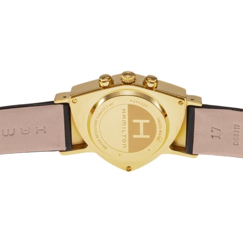 Hamilton Ventura Watch, Silver Dial, Stainless Steel, Sapphire Crystal, Quartz Movement, 5 ATM Water Resistance, 35mm, Swiss Made, H24422751, Men's, B