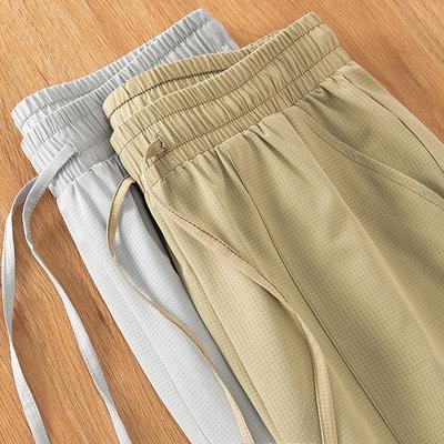 New Mens Fitness Lightweight Shorts Summer Casual Pockets Shorts Basic Solid Color Short Pants Jogging Beach Shorts Men