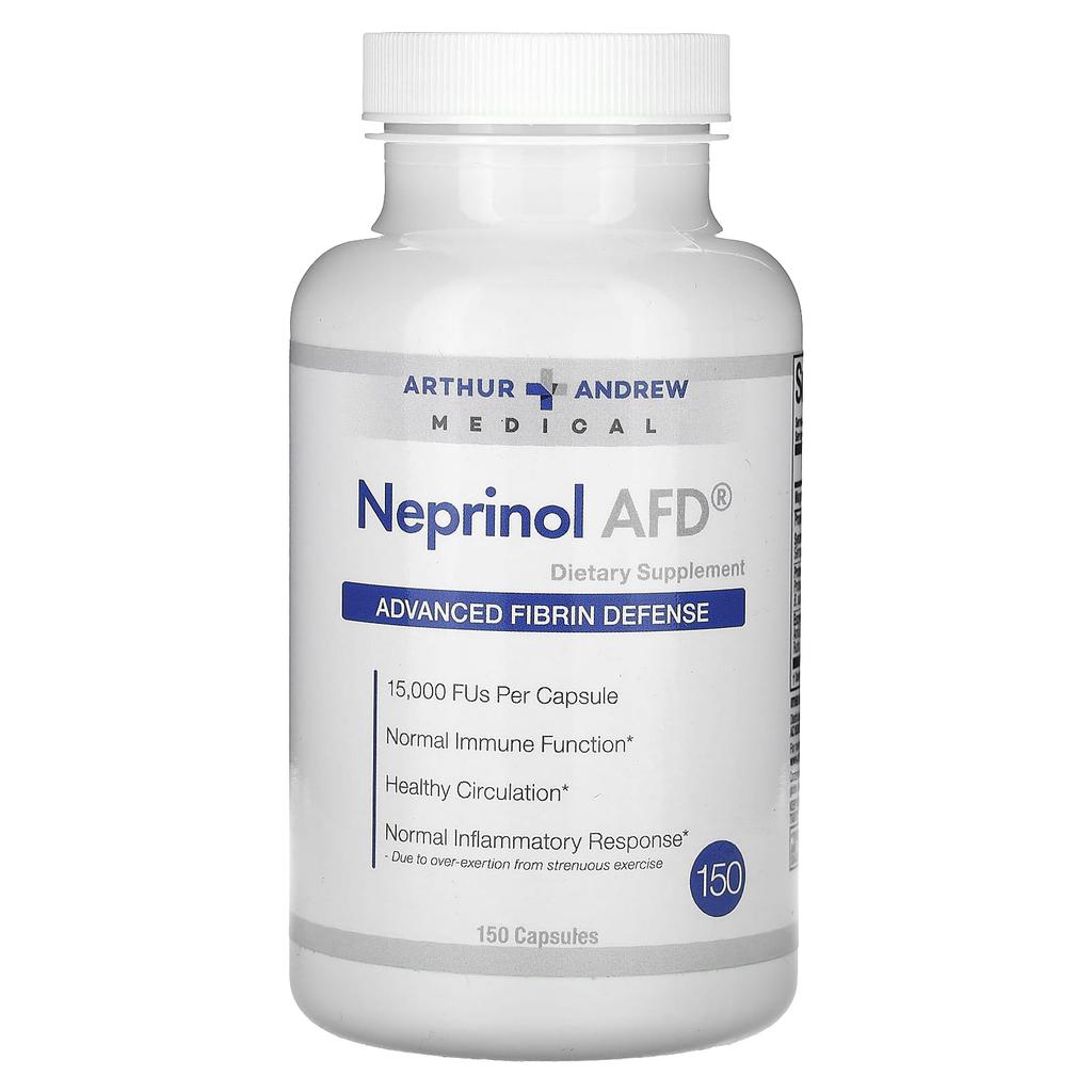 Neprinol Afd, Advanced Fibrin Defense, 15,000 Fu, 150 Capsules